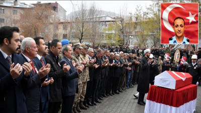 Şehit polis memuru Sezgin Açık’a memleketinde son veda