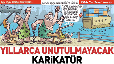 Yıllarca unutulmayacak karikatür. Emre Ulaş çizdi