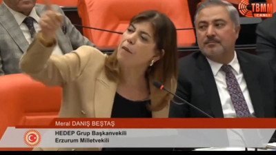 AKP'li İsmail Erdem ile HEDEP'li Meral Danış Beştaş birbirine girdi. Meclis birleşime ara verdi