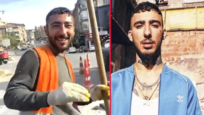 Temizlik işçisini rapçi Uzi zannettiler. Kısa sürede milyonlarca kez izlenen video