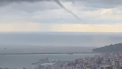 Zonguldak'ta denizde hortum oluştu (16 Kasım 2023)