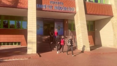 Isparta'da hırsızlık yaptığı tespit edilen 2 şahıs tutuklandı