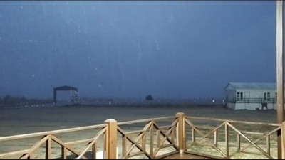 Karabük'ün yüksek kesimlerinde kar yağışı başladı