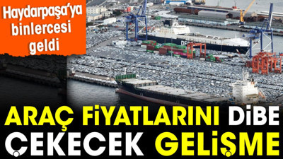 Fiyatları dibe çekecek gelişme. Haydarpaşa Limanına binlercesi geldi
