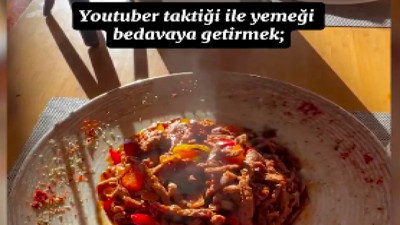 YouTuber taktiği diyip yemeklerini bedavaya getirdiler