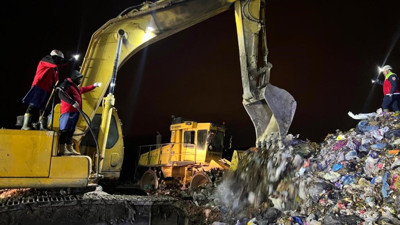 Belediye işçisi çöplükte kayboldu