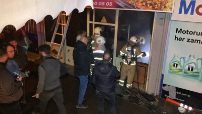 Sanayi sitesinde korkutan yangın (19 Kasım 2023)