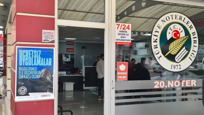 Siber dolandırıcılık için dikkat. Polis noter noter gezip uyarı yaptı