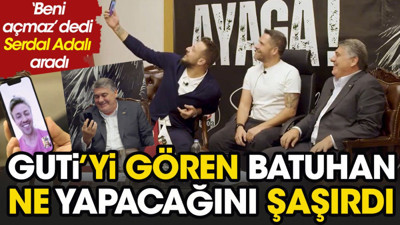 Serdar Adalı Guti'yi görüntülü aradı. Batuhan 'Na'ber lan Guti' dedi