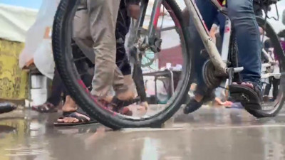 Gazze Şeridi'ndeki sağanak yağış barınakları yaşanmaz hale getirdi