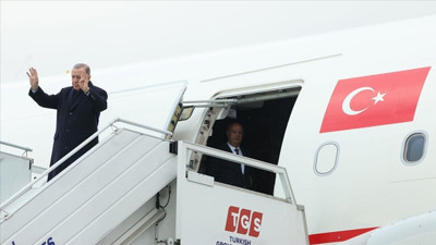 Erdoğan Cezayir'e gitti