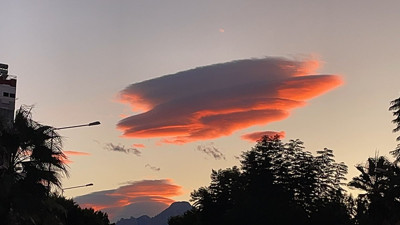Antalya’daki gizemli bulutların sırrı çözüldü. Görenler dönüp bir daha baktı