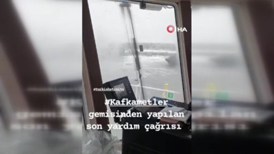 Batan geminin son yardım çağrısı ortaya çıktı. 'Benim işim bitti'