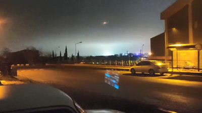 Trafo patlaması geceyi aydınlattı