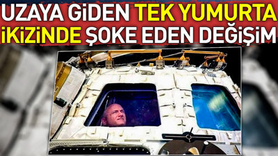 Uzaya giden tek yumurta ikizinde şoke eden değişim