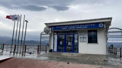 Kocaeli'de vapur seferlerine fırtına engeli