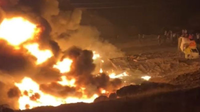 Irak'ta yakıt tankerleri çarpıştı Türk şoför öldü