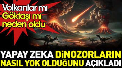 Yapay zeka dinozorların nasıl yok olduğunu açıkladı. Volkanlar mı göktaşı mı neden oldu