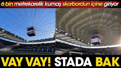 Vay vay vay! Stada bak. Devasa metal yerine toplanabilir kumaşla üzeri kapanıyor