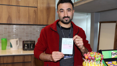 Trabzonsporlu futbolcuların bıraktığı not kafeterya işletmecisini duygulandırdı