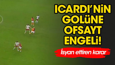 Icardi'nin golünü iptal eden hakeme: Lime lime doğradı