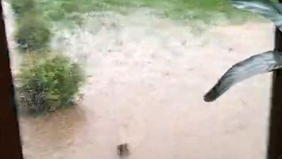 Beykoz Riva'da aşırı yağıştan dolayı evleri su bastı