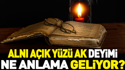 Alnı açık yüzü ak deyimi ne anlama geliyor?