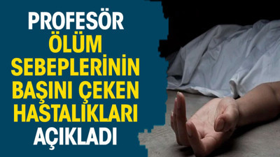 Profesör ölüm sebeplerinin başını çeken hastalıkları açıkladı