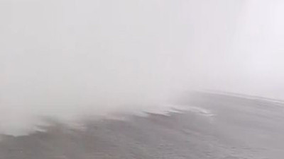 İstanbul’da ‘downburst’, aşağı yönlü hava patlaması görüntülendi