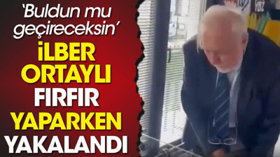 İlber Ortaylı fırfır yaparken yakalanınca çizgisinden çıktı: Buldun mu geçireceksin
