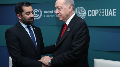 Cumhurbaşkanı Erdoğan İskoçya Başbakanı Yusuf ile görüştü