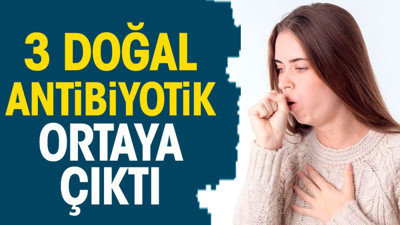 3 doğal antibiyotik ortaya çıktı