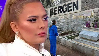 Demet Akalın Bergen'in mezarını ziyaret etti