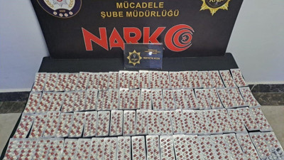 Bin 112 adet uyuşturucu hap ele geçirildi