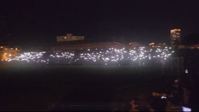 Pendik Galatasaray maçında ortalık bir anda karardı