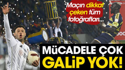 Başkent'te mücadele çok galip yok. Ankaragücü Beşiktaş maçının fotoromanı...