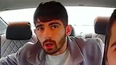 Kız arkadaşının abilerinden kaçarken taksiye atlayıp kendini zor kurtardı