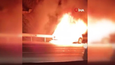 Fatih Sultan Mehmet Köprüsü'nde yangın