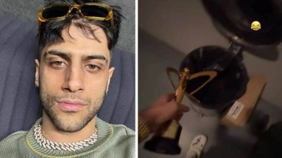 Reynmen Altın Kelebek ödülünü çöpe attı. O paylaşımı tepki çekti