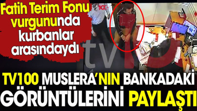 Muslera’nın bankadaki görüntülerini tv100 paylaştı. Fatih Terim Fonu’nda kurbanlar arasındaydı