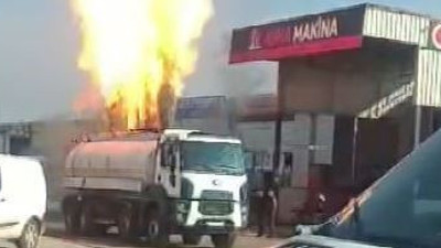 Kahraman şoför tankerini ölüme sürdü