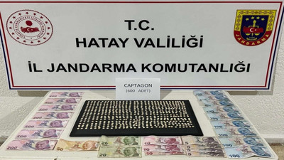 Hatay'da yüzlerce uyuşturucu hap ele geçirildi
