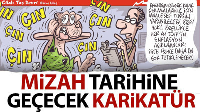 Mizah tarihine geçecek karikatür. Emre Ulaş çizdi 07-12-2023