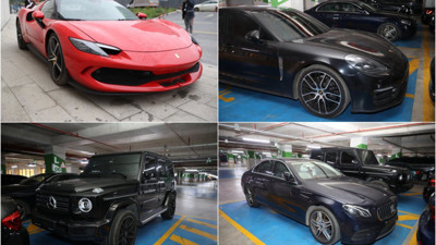 Dilan ve Engin Polat'ın el konulan lüks araçları AVM otoparkında görüntülendi