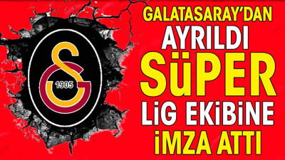 Galatasaray'dan ayrıldı Süper Lig ekibine imza attı (06 Aralık 2023)