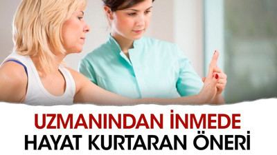Uzmanından inmede hayat kurtaran öneri
