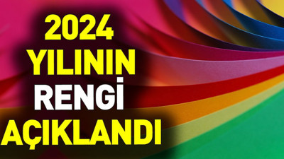 2024 yılının rengi belli oldu