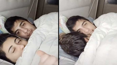 Karısıyla yatakta canlı yayın açtı. Tik tok'ta 'Dur bakalım şimdi ne olacak' diyenler 1 milyon beğeni yaptı