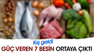 Kış geldi. Güç veren 7 besin ortaya çıktı