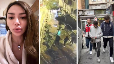 Oryantal Didem Kınalı'yı gasbedenler yakalandı. Adım adım takip edildiği anlar güvenlik kamerasında